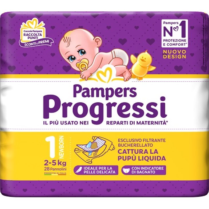 Pampers Progressi Newborn 28pz