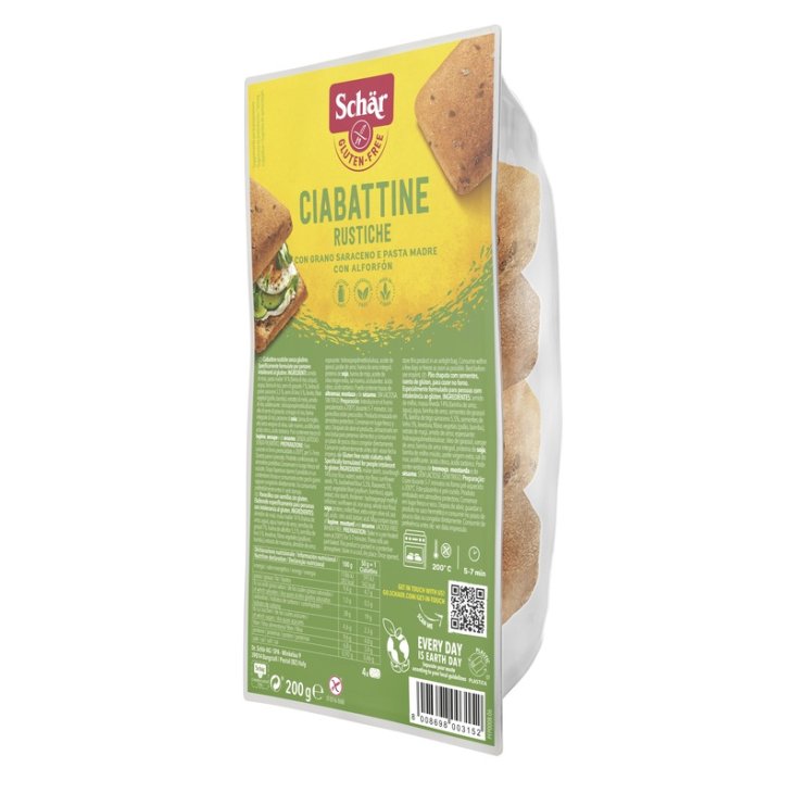 SCHAR CIABATTINE RUSTICHE 200G SCHAR CIABATTINE RUSTICHE 200G