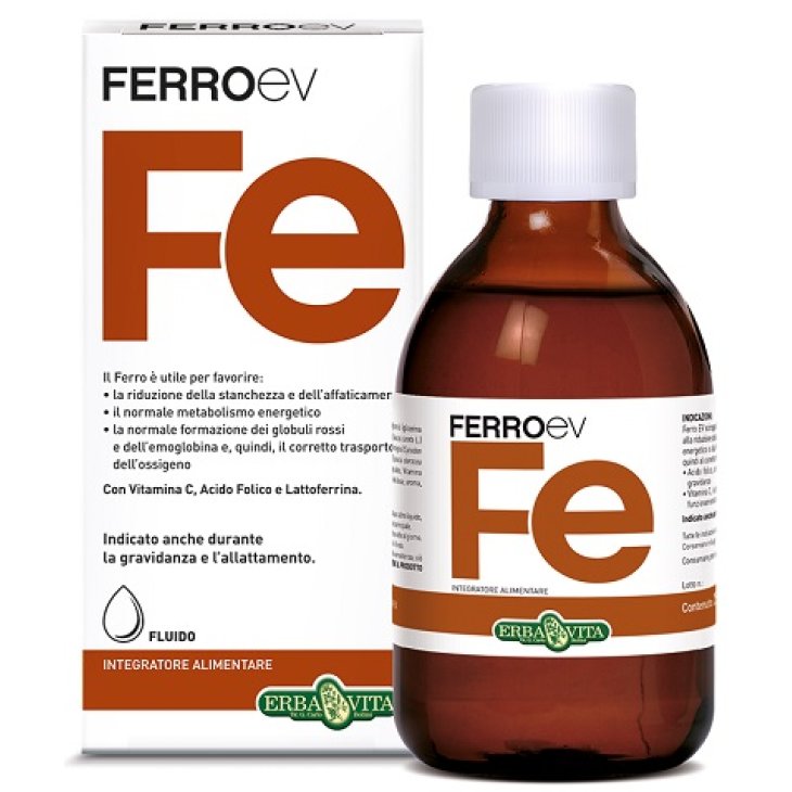 FERRO EV SCIROPPO 250ML ERBAVI FERRO EV SCIROPPO 250ML ERBAVI