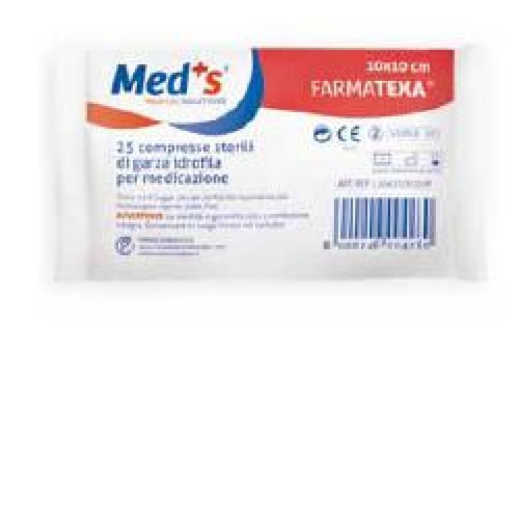 GARZA MEDS 12/8 10X10CM 25PZ GARZA MEDS 12/8 10X10CM 25PZ