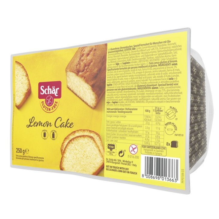 SCHAR LEMON CAKE 250G SCHAR LEMON CAKE 250G