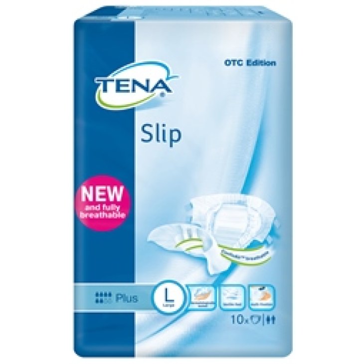 Tena Slip Plus Pann L 10pz Tena Slip Plus Pann L 10pz