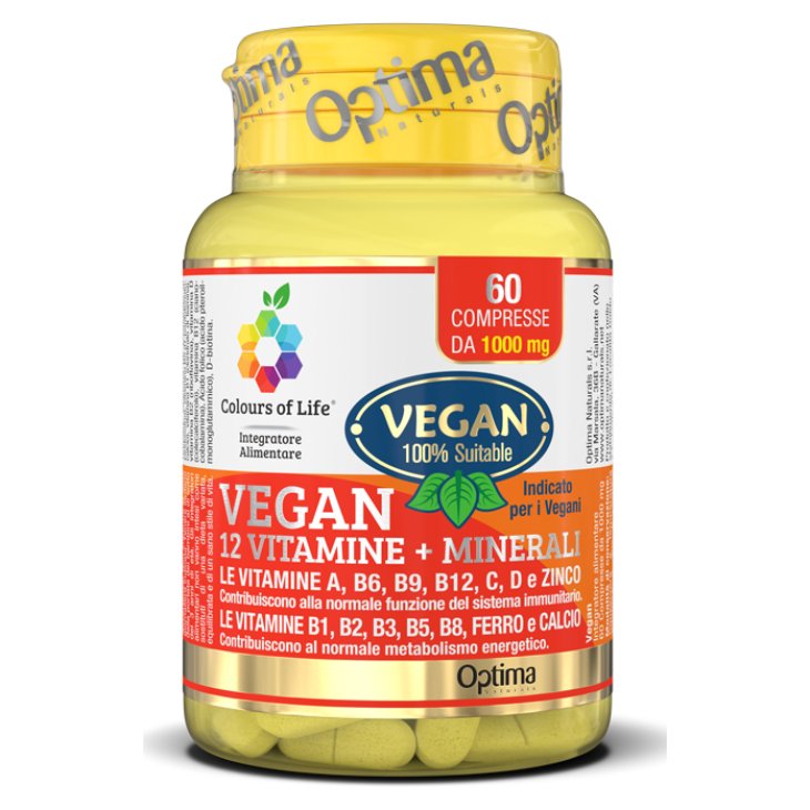 VEGAN 12 VIT+MIN 60CPR VEGAN 12 VIT+MIN 60CPR