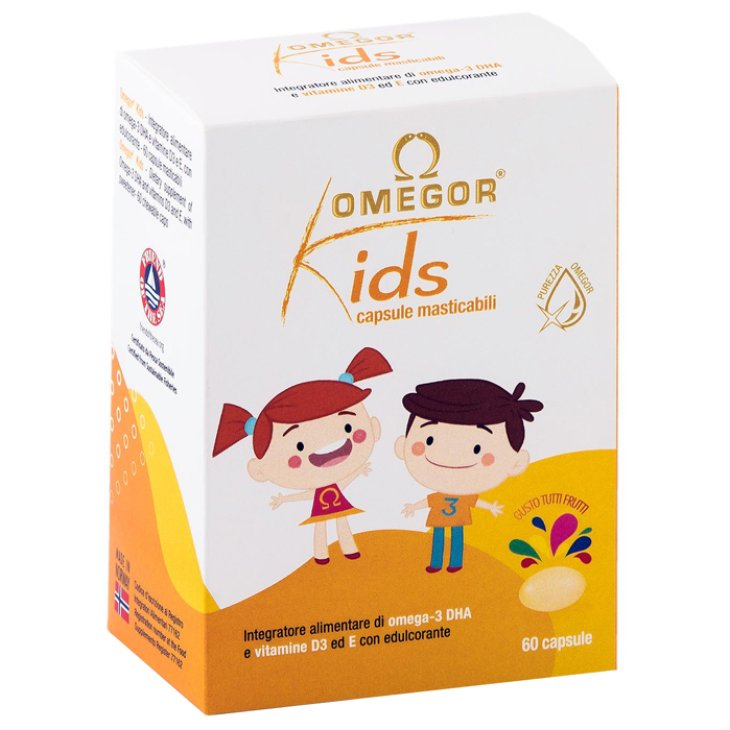 Omegor Kids 60cps Masticabili Omegor Kids 60cps Masticabili