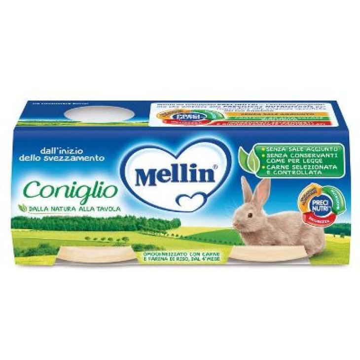 MELLIN OMOG CONIGLIO 2X80G MELLIN OMOG CONIGLIO 2X80G