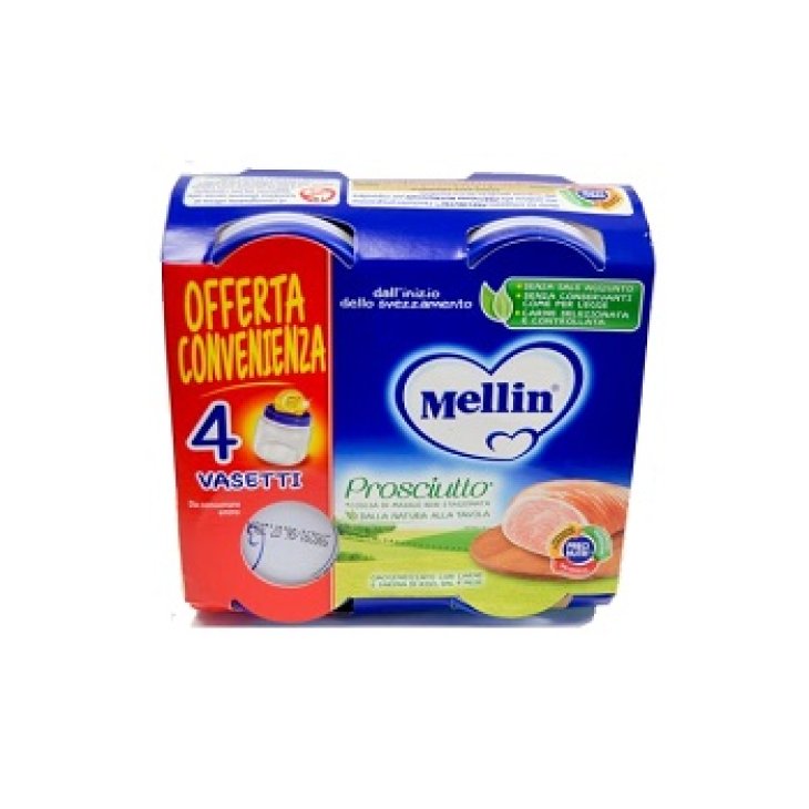 Mellin Omog Prosciutto 4x80g