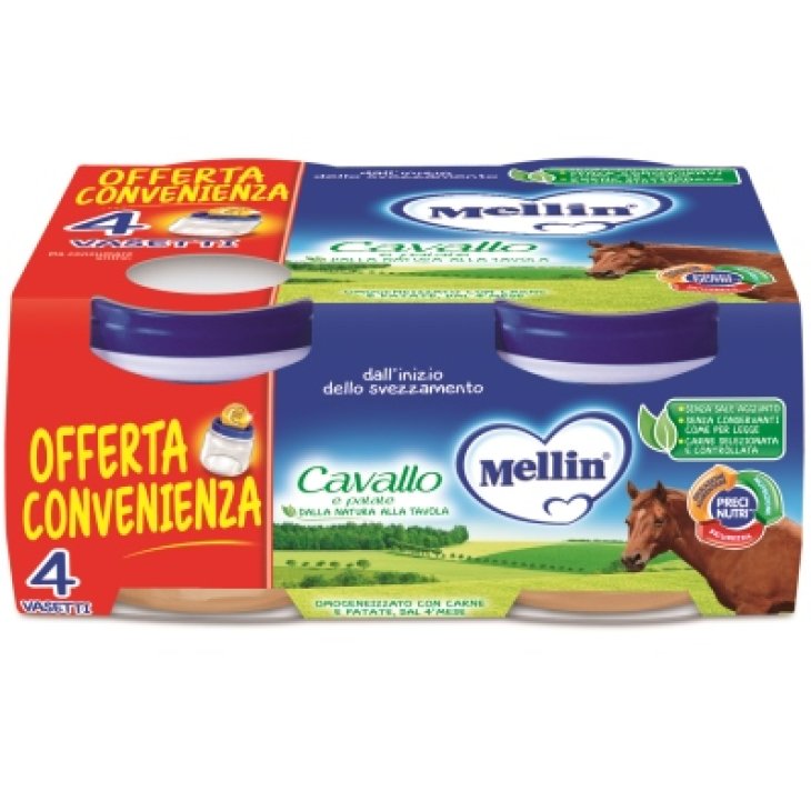 Mellin Omog Cavallo 4x80g Mellin Omog Cavallo 4x80g