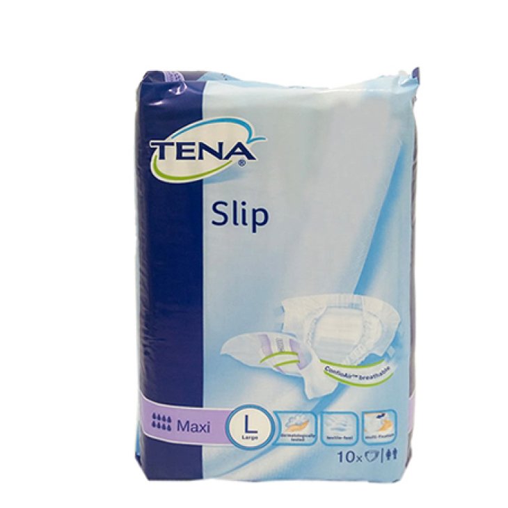 Tena Slip Maxi Pann L 10pz Tena Slip Maxi Pann L 10pz