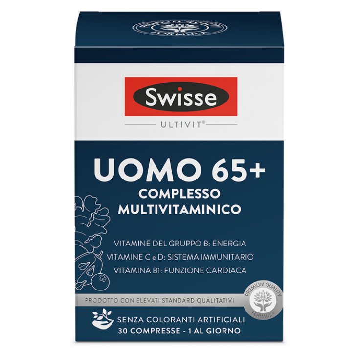SWISSE UOMO 65+ MULTIVIT 30CPR SWISSE UOMO 65+ MULTIVIT 30CPR