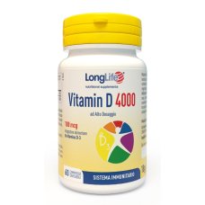 LONGLIFE VITAMIN D4000UI 60CPR