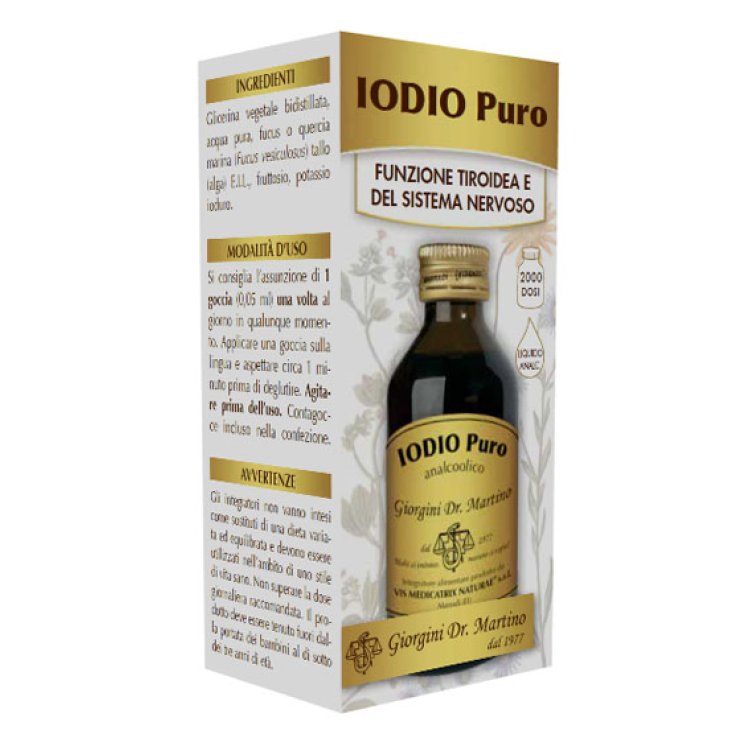 IODIO PURO ANALCOLICO 100ML IODIO PURO ANALCOLICO 100ML
