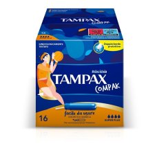 TAMPAX COMPAK SUPER PLUS 16PZ