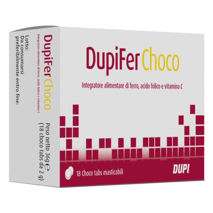 DUPIFER CHOCO 18CHOCO TABS DUPIFER CHOCO 18CHOCO TABS
