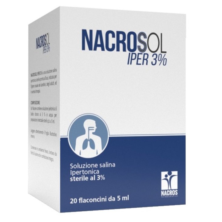NACROSOL IPER 3% 20F FISIOL5ML