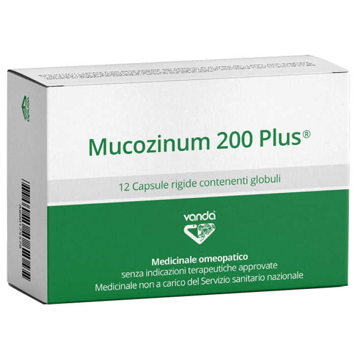 MUCOZINUM 200PLUS 12 CPS GLOB MUCOZINUM 200PLUS 12 CPS GLOB