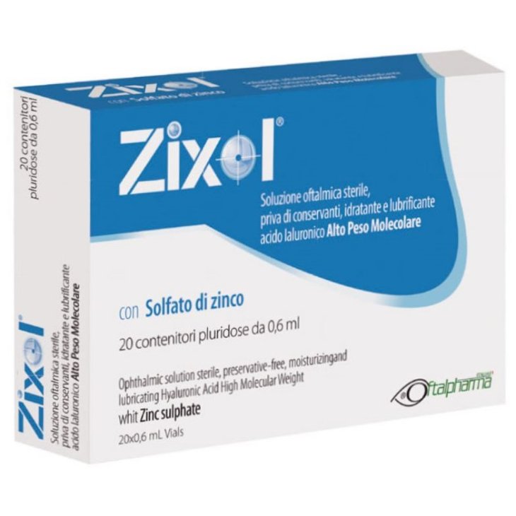 ZIXOL GOCCE OCUL 20MONODX0,6ML ZIXOL GOCCE OCUL 20MONODX0,6ML