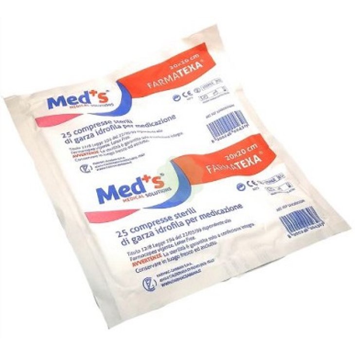 GARZA MEDS 12/8 20X20CM 25PZ GARZA MEDS 12/8 20X20CM 25PZ