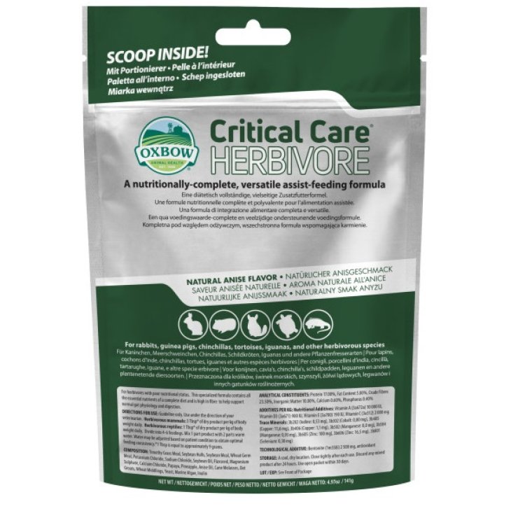 CRITICAL CARE HERBIVORE 141 GR CRITICAL CARE HERBIVORE 141 GR