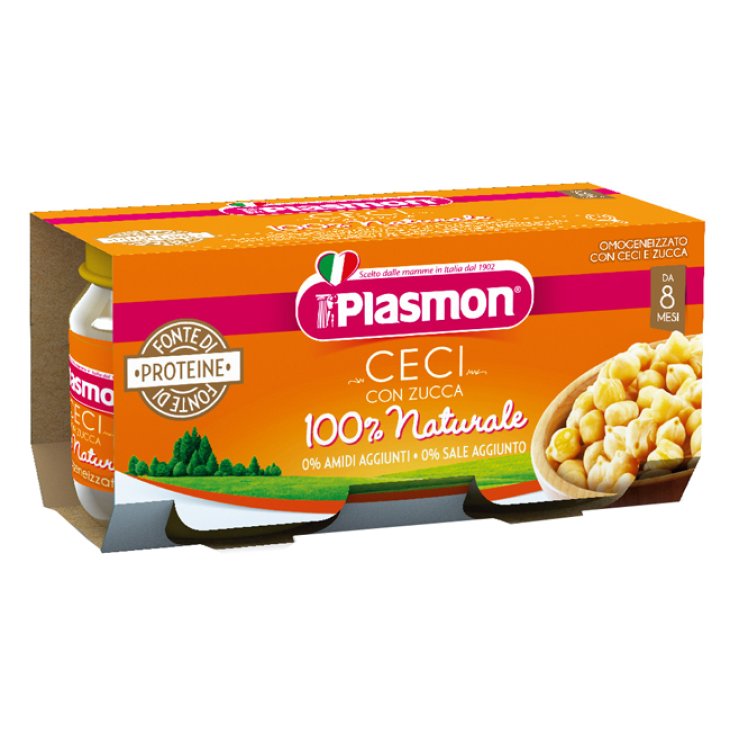 Plasmon Omog Ceci/zucca 2x80g