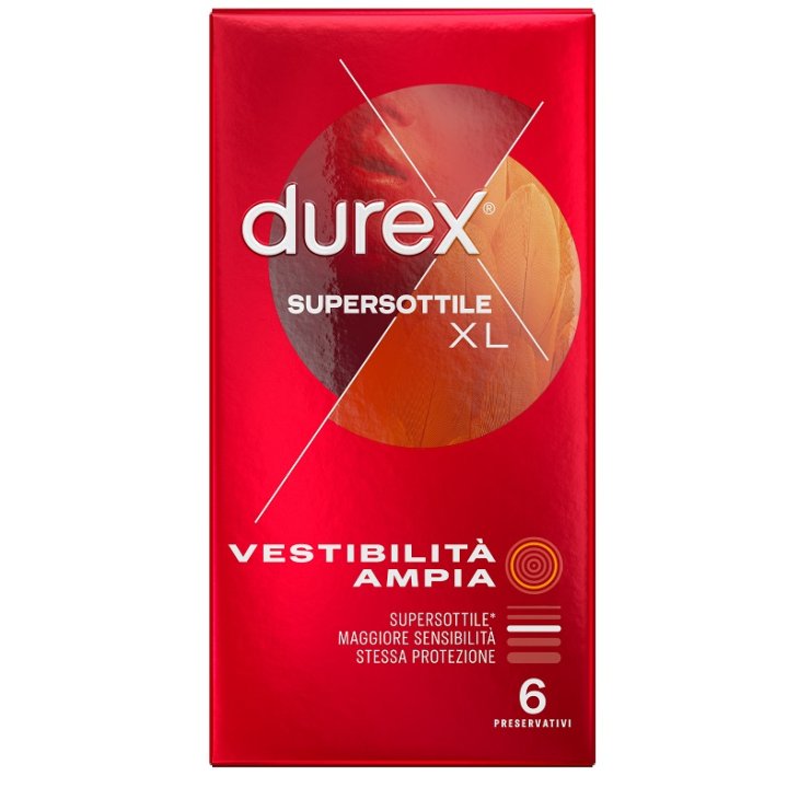 Durex Supersottile Xl 6pz Durex Supersottile Xl 6pz