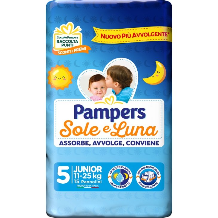 Pampers Sole&luna Junior 15pz