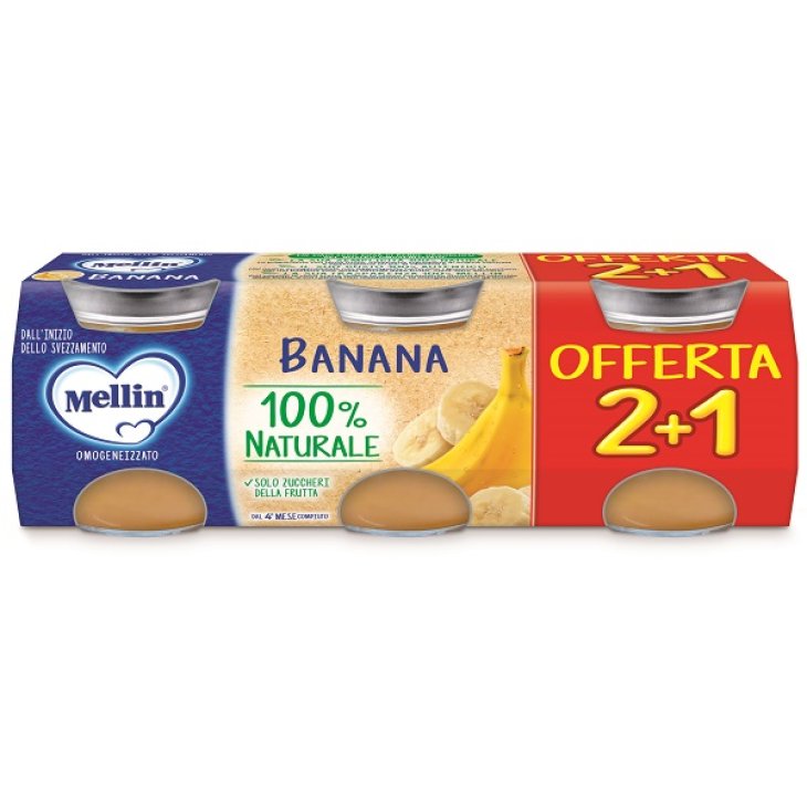 Mellin Omog Banana 3pz 100g