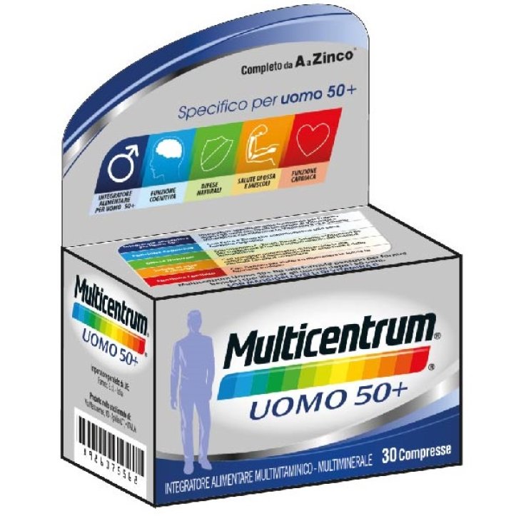 MULTICENTRUM UOMO 50+ 30CPR MULTICENTRUM UOMO 50+ 30CPR