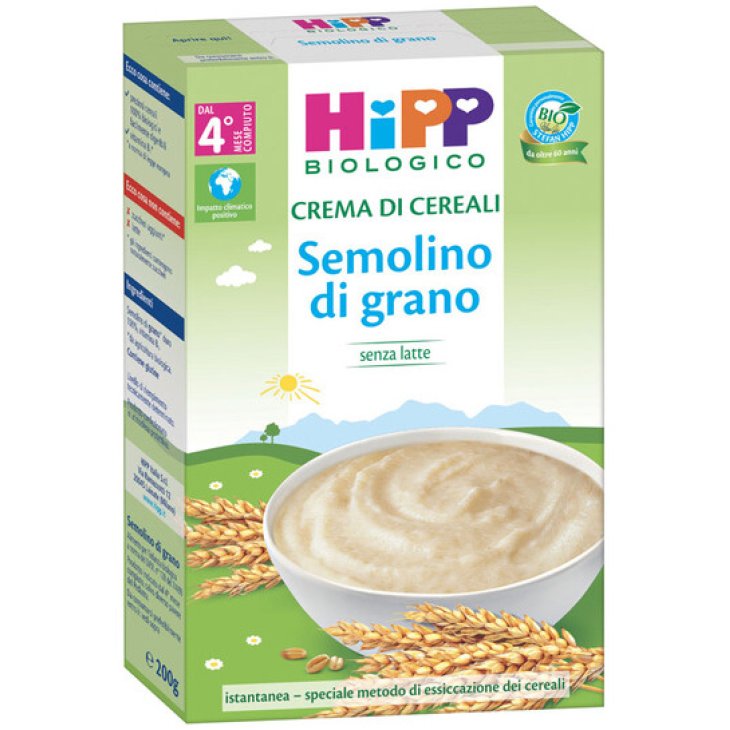 HIPP BIO CREMA CEREALI SEMOLIN HIPP BIO CREMA CEREALI SEMOLIN