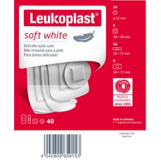 Leukoplast Soft White 40pz Ass