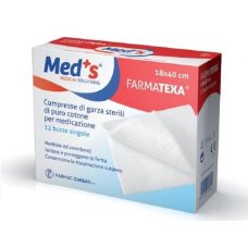 GARZA MEDS 12/12 18X40CM 12PZ GARZA MEDS 12/12 18X40CM 12PZ