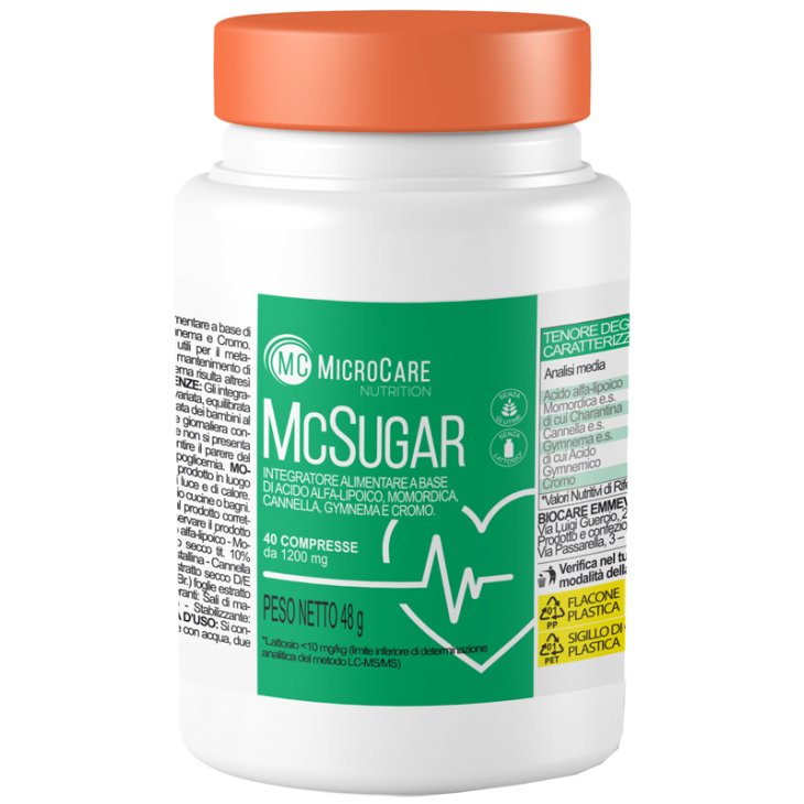 MC SUGAR 40CPR BIOCARE EMMEVVI MC SUGAR 40CPR BIOCARE EMMEVVI