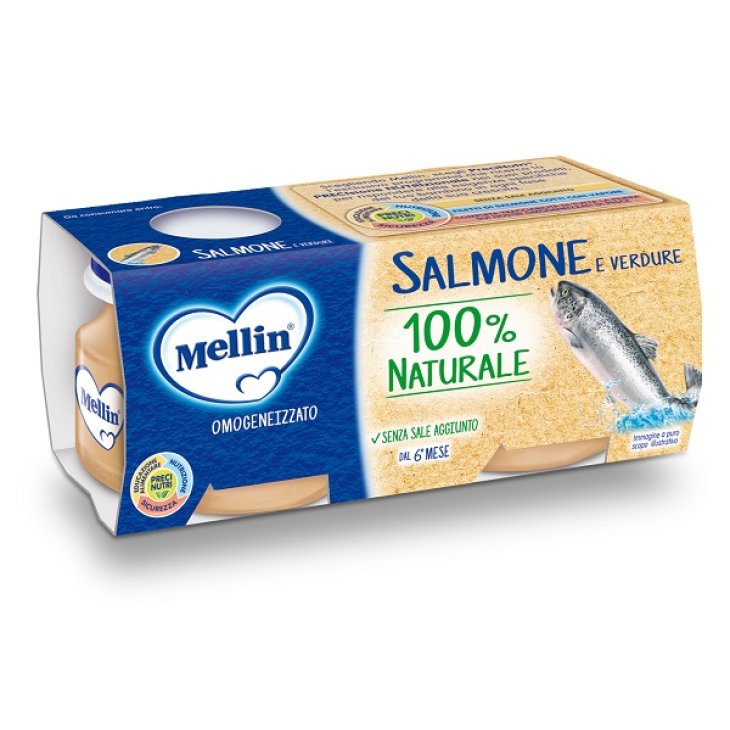 Mellin Omog Salmone 4x80g