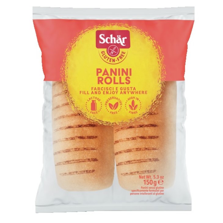 SCHAR PANINI ROLLS 2X75G SCHAR PANINI ROLLS 2X75G