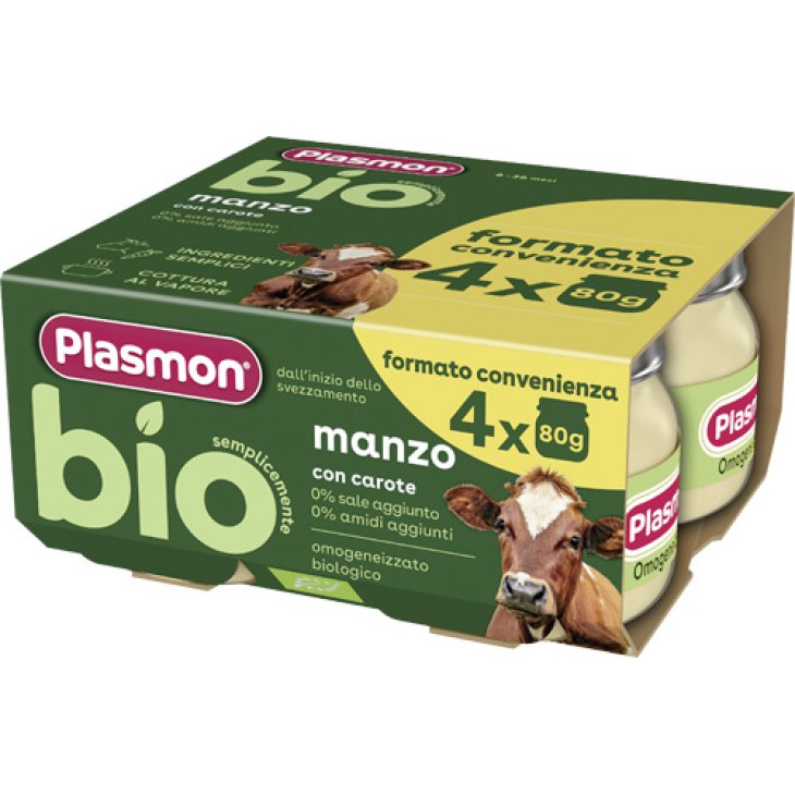 PLASMON BIO OMOG MANZO 4PZ PLASMON BIO OMOG MANZO 4PZ