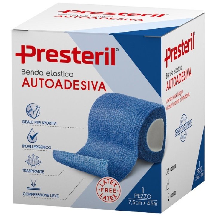 Presteril Benda El 7,5x450 Blu