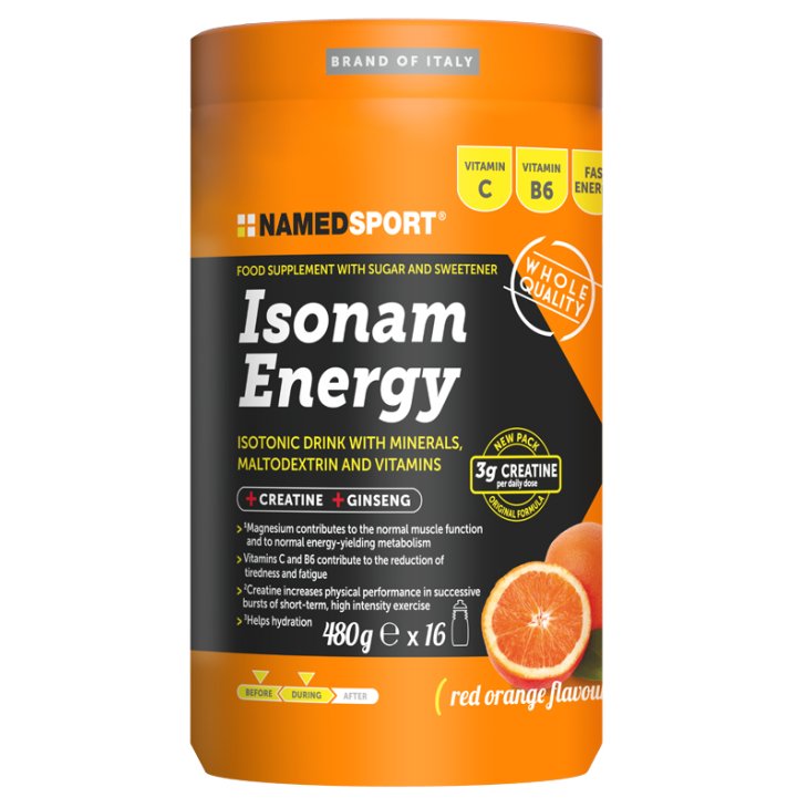 ISONAM ENERGY ORANGE 480GR N/F