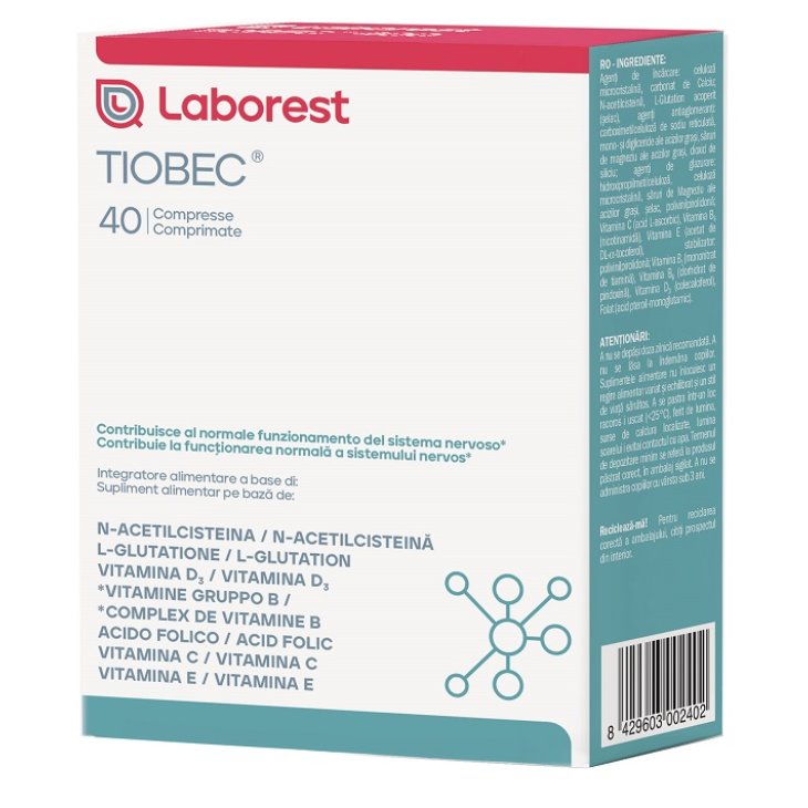 TIOBEC 40CPR N/F LABOREST TIOBEC 40CPR N/F LABOREST