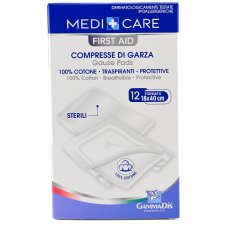 GARZA COTONE 18X40CM 12PZ GARZA COTONE 18X40CM 12PZ