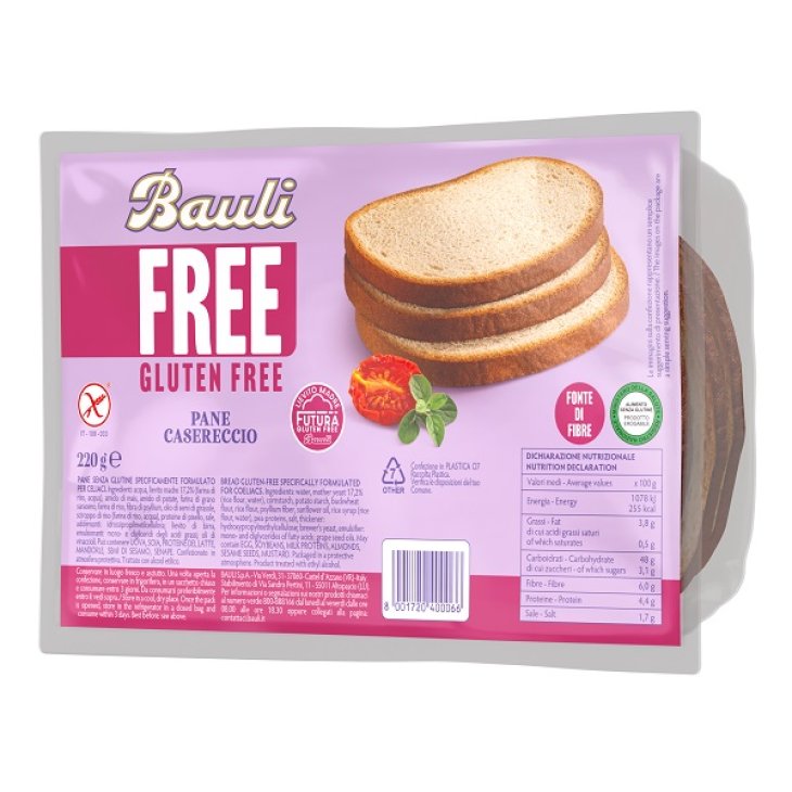 BAULI FREE PANE CASERECCIO220G BAULI FREE PANE CASERECCIO220G