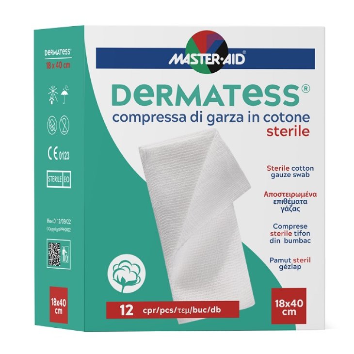 GARZA DERMATESS COT 18X40 12PZ GARZA DERMATESS COT 18X40 12PZ