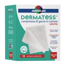 DERMATESS COT GARZA 36X40 12PZ DERMATESS COT GARZA 36X40 12PZ