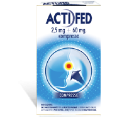 Actifed*12cpr 2,5mg+60mg Actifed*12cpr 2,5mg+60mg