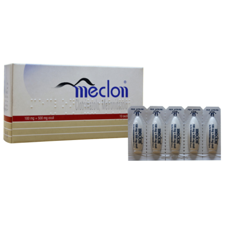 Meclon*10 Ovuli Vag 100+500mg Meclon*10 Ovuli Vag 100+500mg