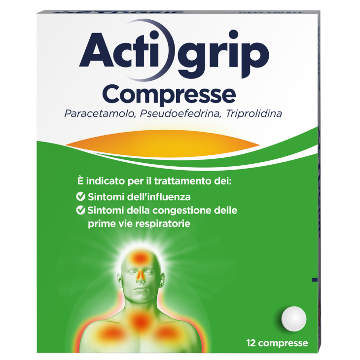 Actigrip*12cpr 2,5+60+500mg