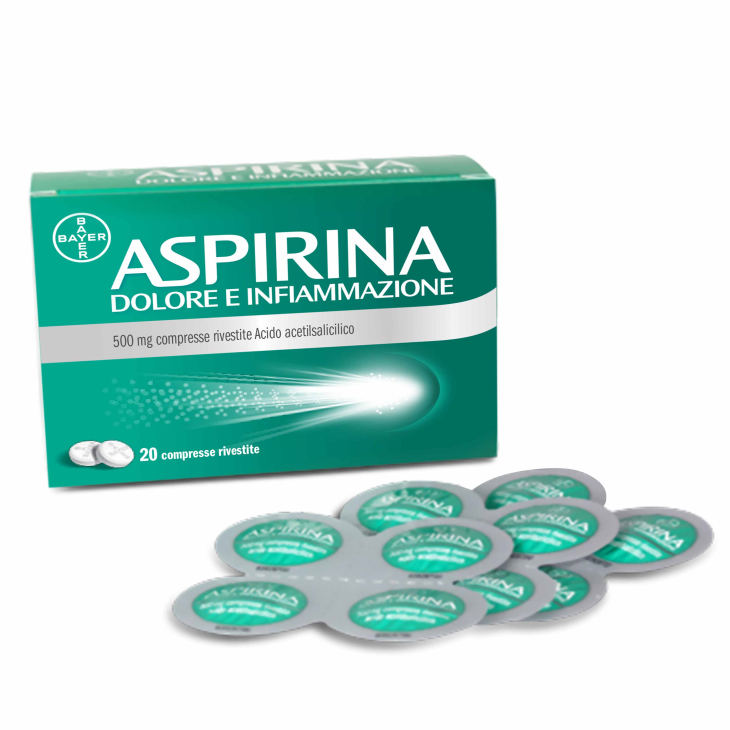 Aspirina Dolore Inf*20cpr500mg Aspirina Dolore Inf*20cpr500mg