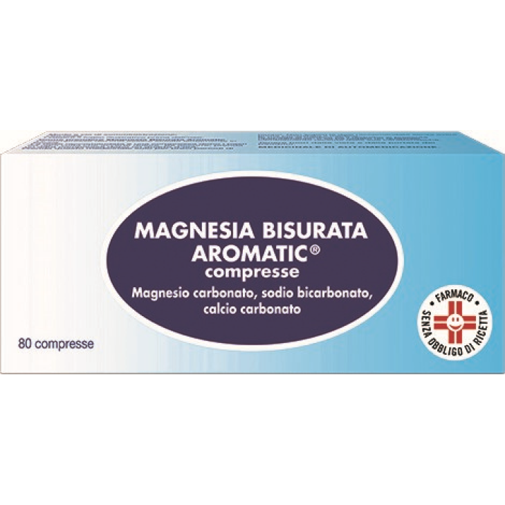 Magnesia Bisurata Arom*80cpr