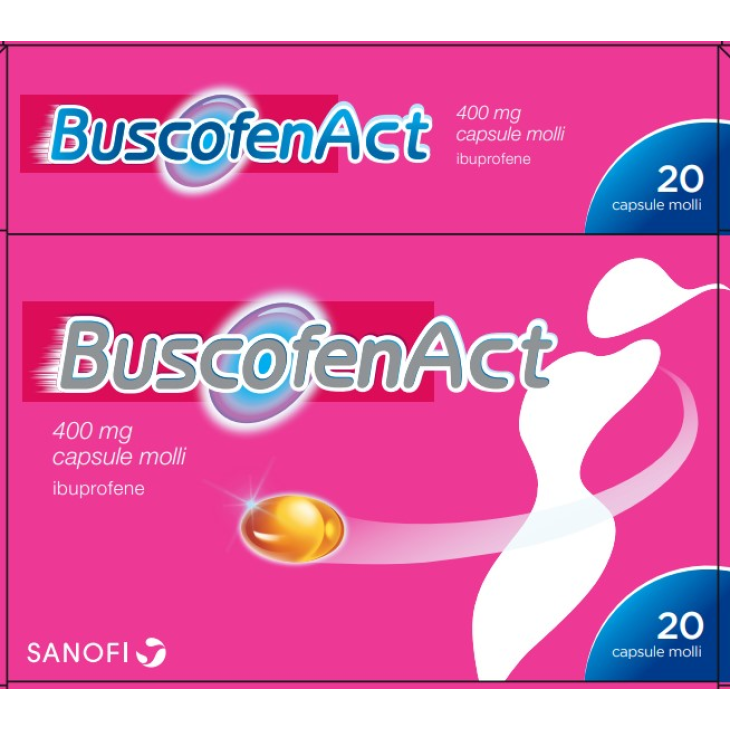 Buscofenact*20cps Molli 400mg