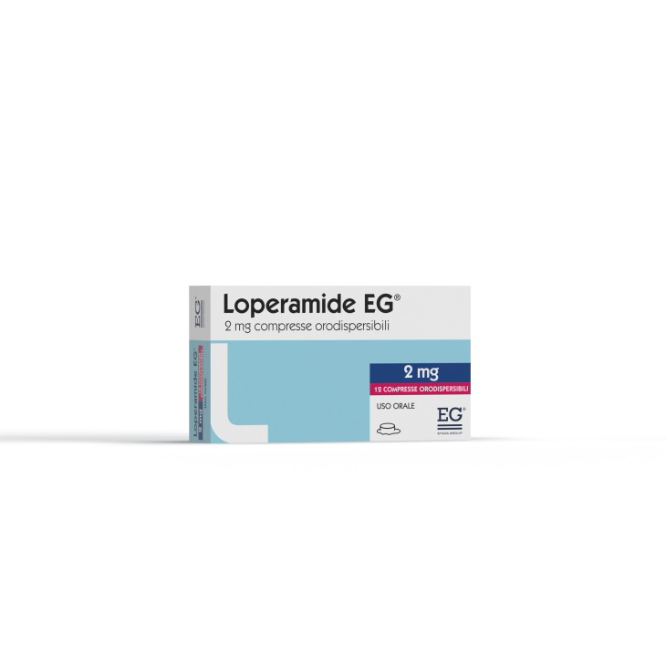 Loperamide Eg*12cpr Orod 2mg Loperamide Eg*12cpr Orod 2mg